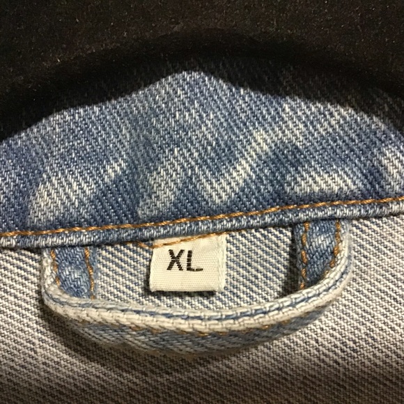 Jean Jacket USA Embroidered Size XL - Picture 5 of 6